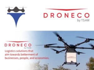 DroneTech Startup TSAW launches its logistics service division DRONECO