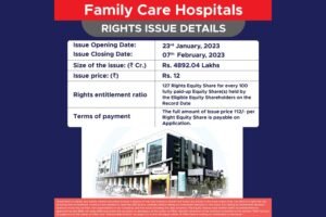 Everything You Need to Know About the Family Care Hospitals Limited. Rights Issue 2023