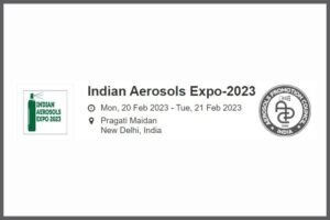 5th Indian Aerosols Expo 2023 to be organised from 20 to 21 Feb at Pragati Maidan, Delhi India