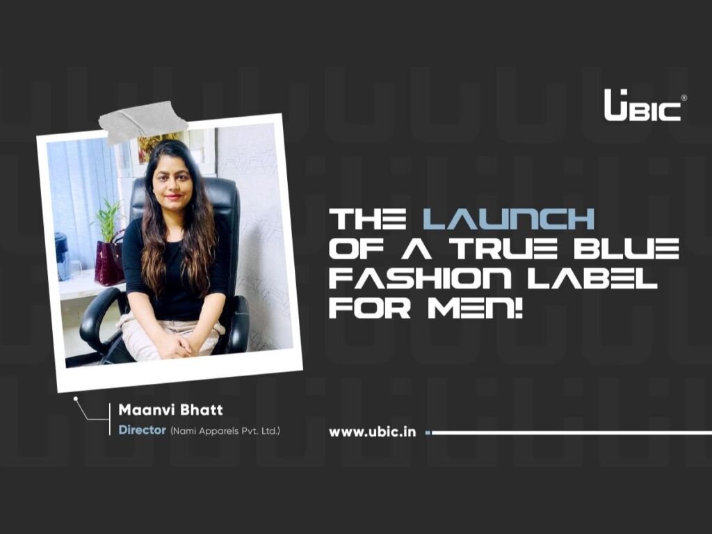 UBIC – The Launch Of A True Blue Fashion Label For Men