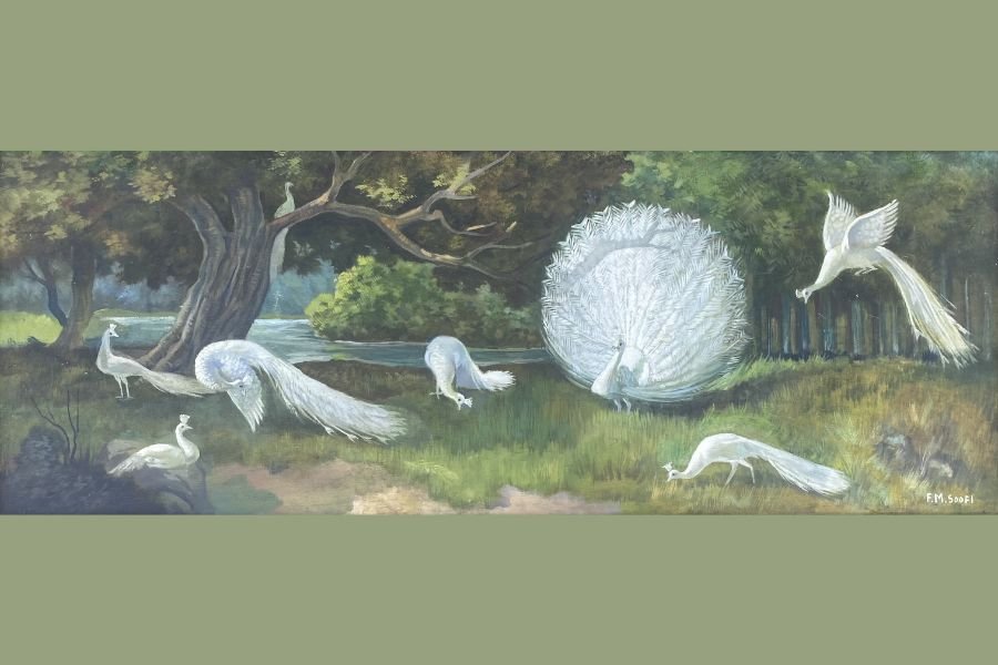 Husain highlights an ostentation of art & jewellery in auction sale