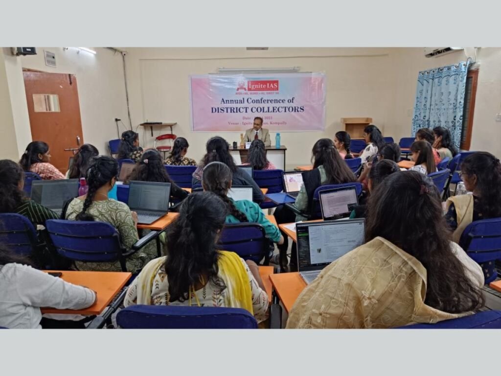 Ignite IAS Hyderabad hosts Mock Annual Conference of District Collectors for their Students on National Civil Services Day