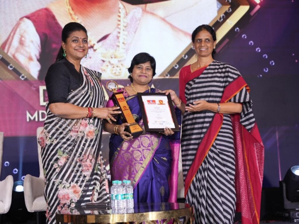 Dr. Gunda Sapna Prakash Rao, founder & CEO of Scure Super Speciality Hospital has received the Prestigious HMTV Nari Puraskar 2023