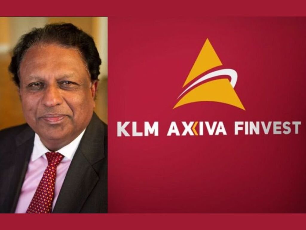 KLM Axiva Finvest Appoints Former Indian Ambassador T.P. Srinivasan as Chairman