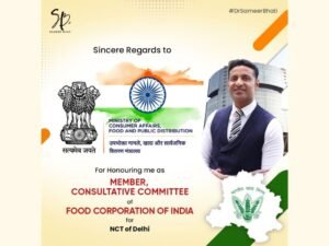 Dr. Sameer Bhati, Director, Star Imaging has been appointed as a Member of FCI’s consultative committee